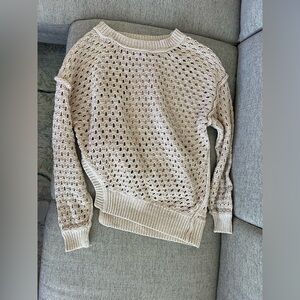 BDG Urban Outfitters Penelope Knit Sweater Beige/cream size xs